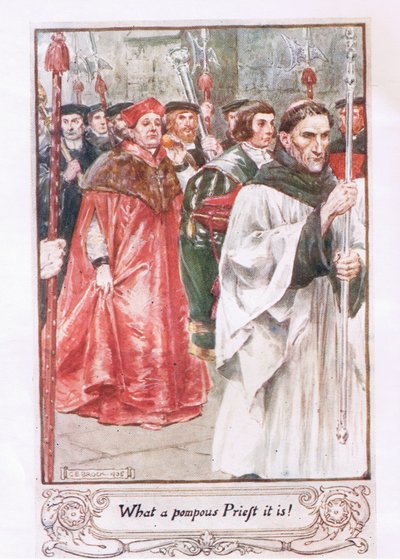 What a pompous priest it is by Charles Edmund Brock